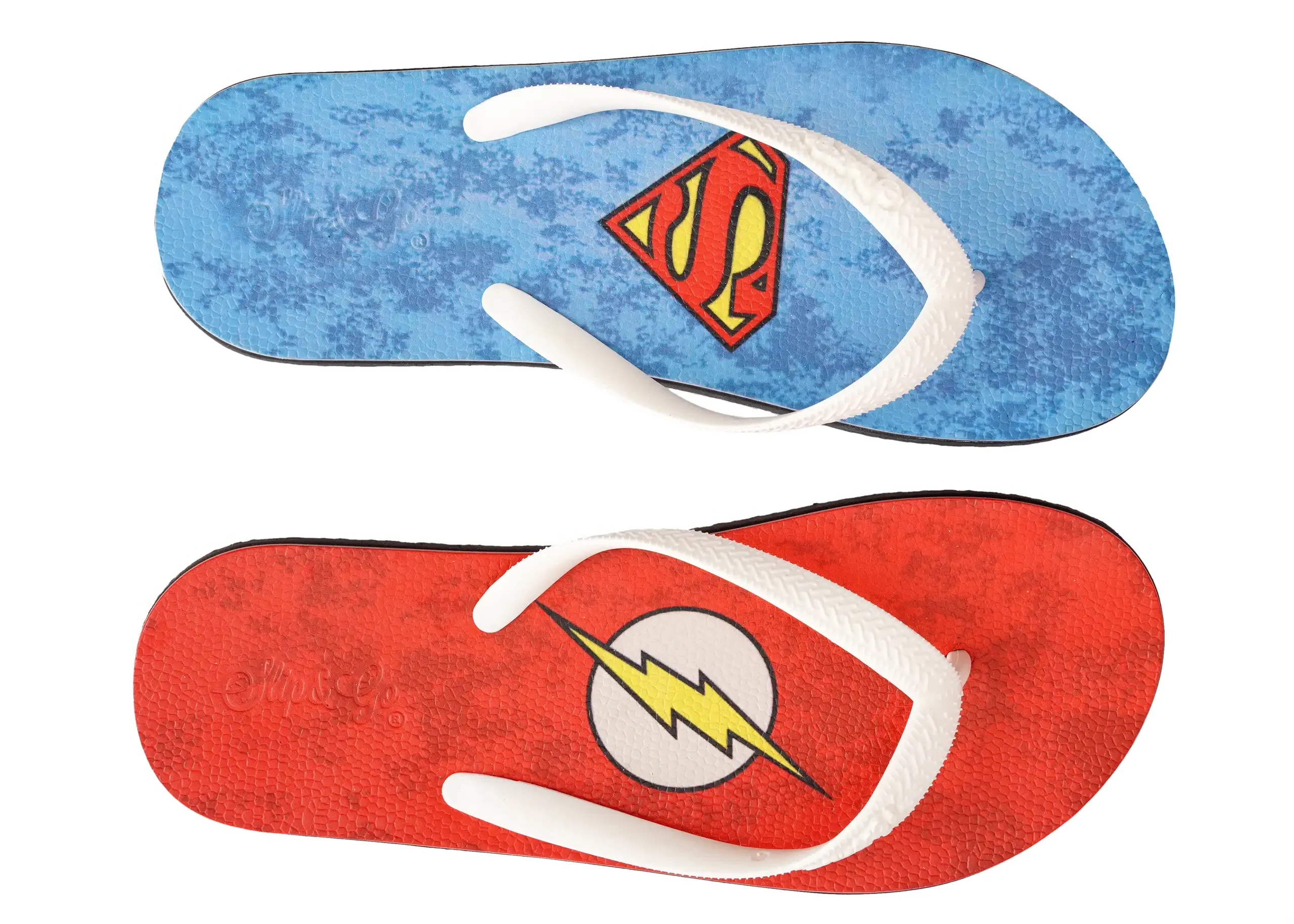 Super Man & Flash Premium Men's Comfort Slipper
