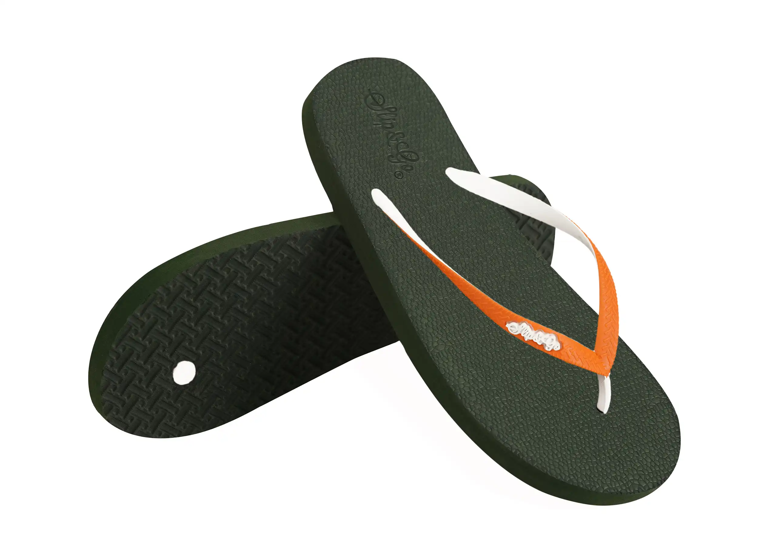 Natural Olive Green Premium Kids Comfort Slipper - Image 3