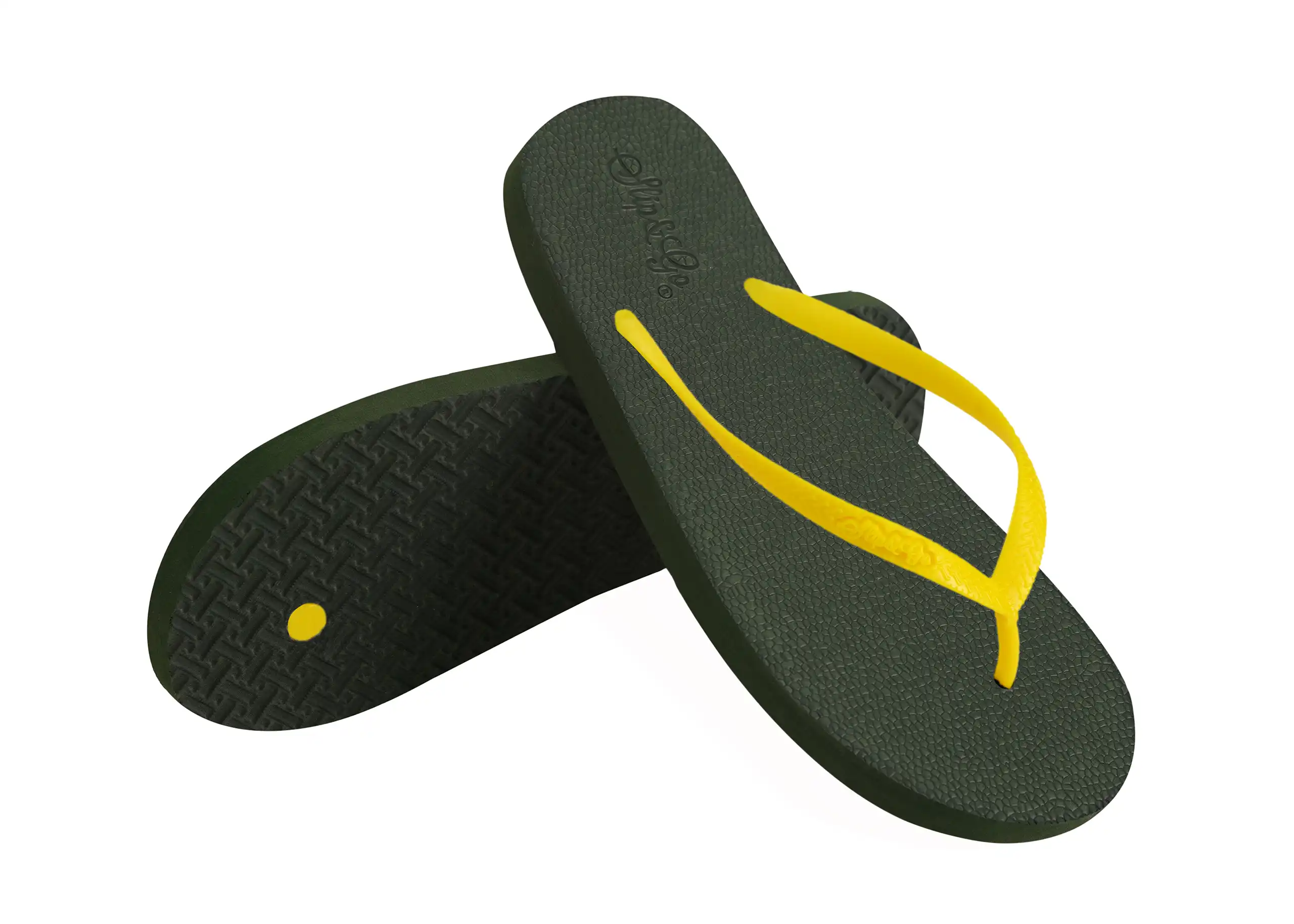 Natural Olive Green Premium Men's Comfort Slipper - Image 3