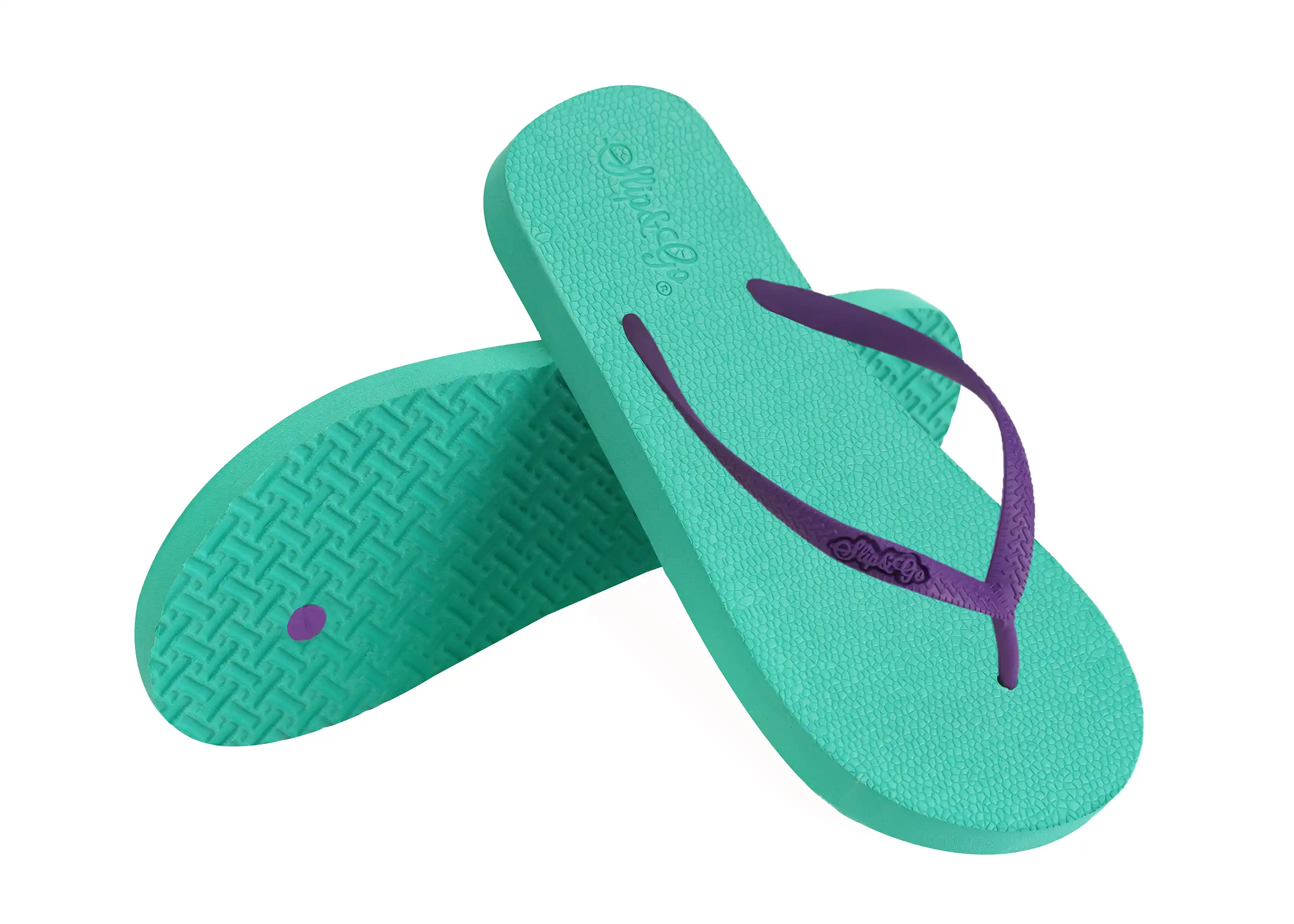 Aqua Turquoise Premium Kids Comfort Slipper - Image 3
